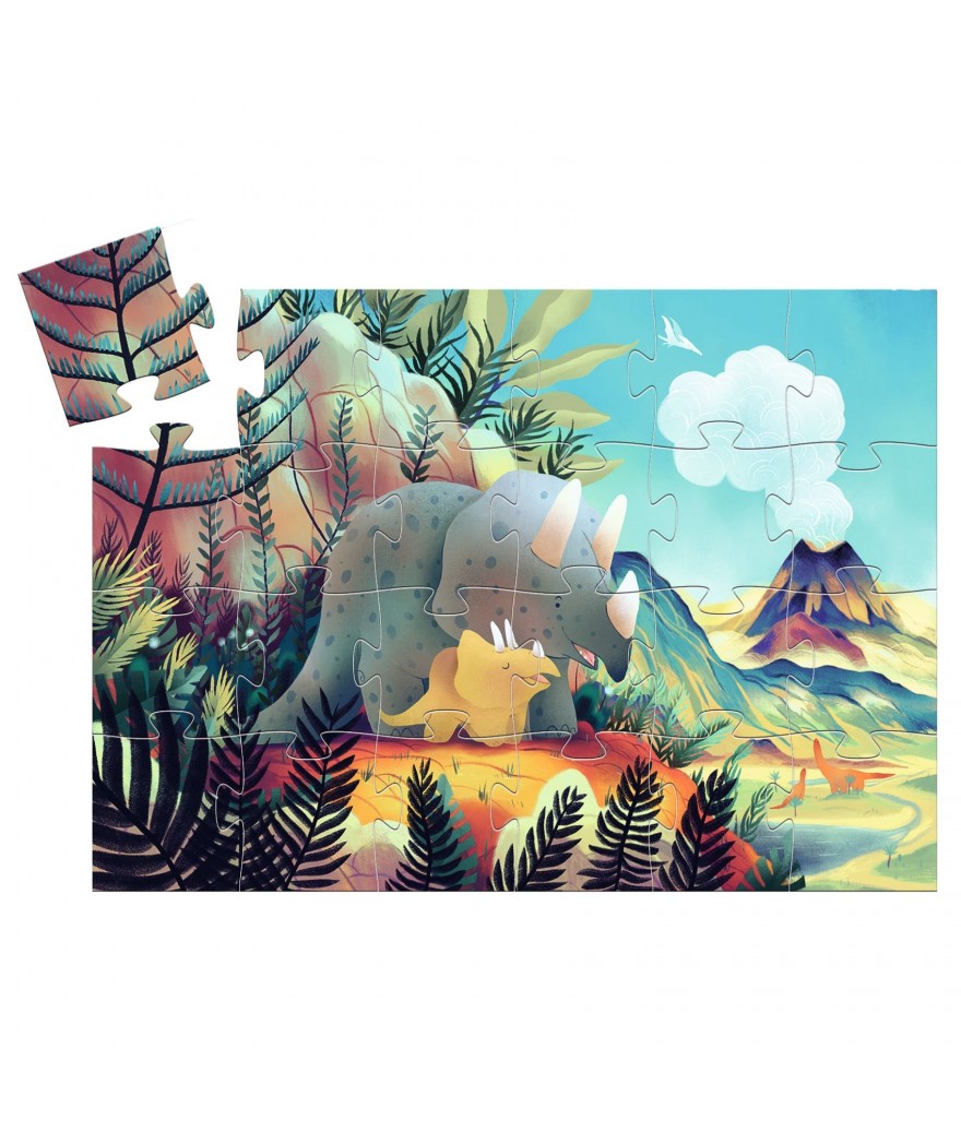 Djeco Puzzel Teo de dino- 24 stukjes