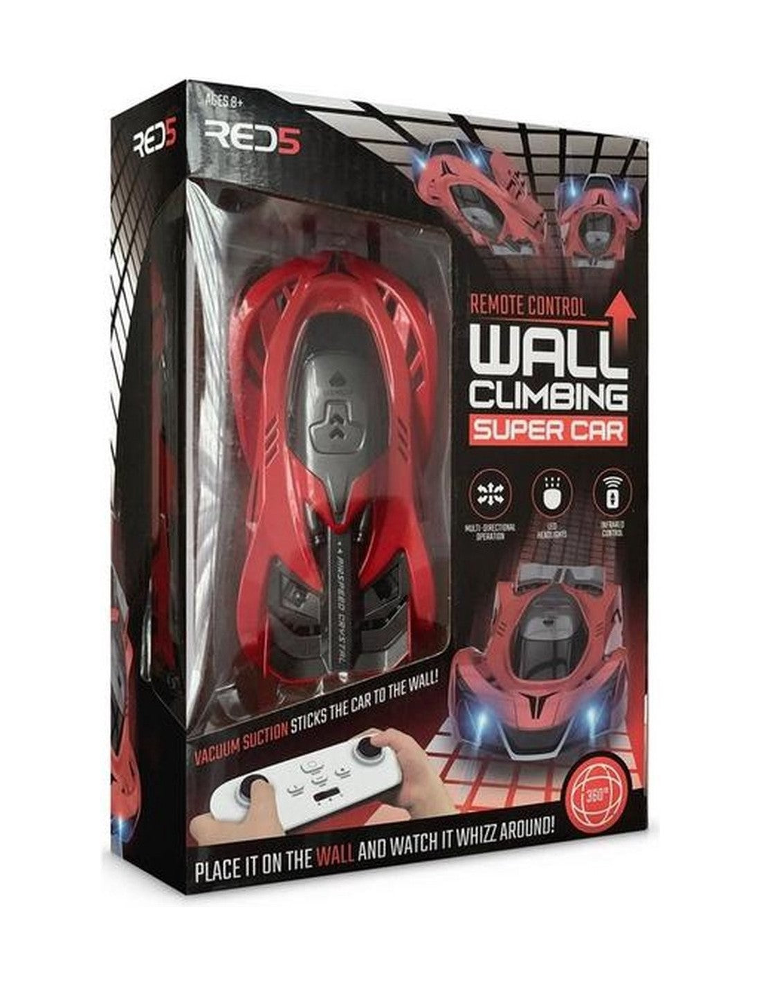 The Source - Wall Climbing Super Car Red