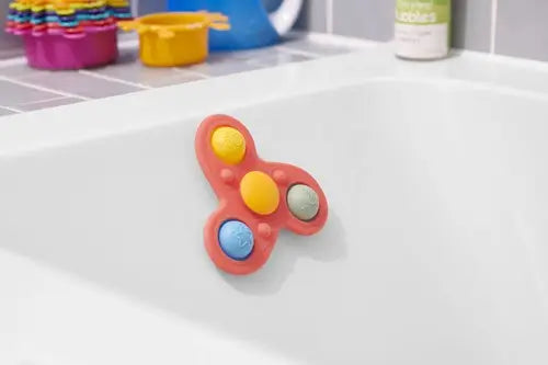 Tickit SiliSoft Jumbo Spinner - Regenboog - Vanaf 0 maanden