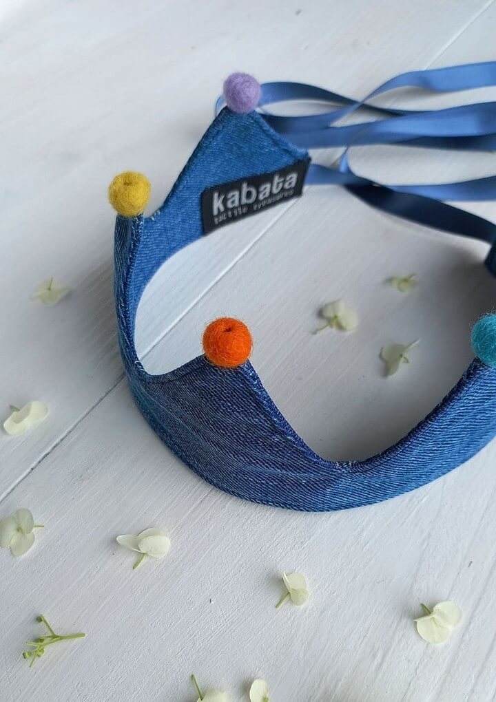 Handgemaakte verjaardagskroon - Kabata Tactile Treasures